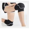 ADLIKES Knee and Elbow Pads Protective Gear Set (4pc) for Cycling Running Volleyball Crashproof Antislip for Toddler Kids Youth Black xs view 2