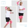 ADLIKES Knee and Elbow Pads Protective Gear Set (4pc) for Cycling Running Volleyball Crashproof Antislip for Toddler Kids Youth Fuchsia XXS view 2