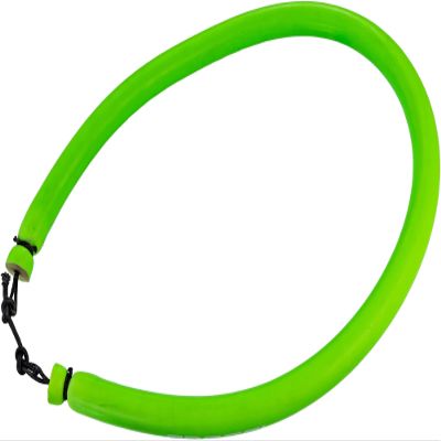 Cressi Circular Band w/Lined Wishbone 16 mm Speargun Bands, Lime, 48 cm