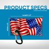 Disc Golf Chalk Bag | Attaches to Bag with a Carabiner | Better than Rosin & Sawdust Bags | Improve Your Grip for Consistency | Disc Golf Accessories for Men | Disc Grip Enhancer (USA Flag) view 4