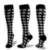Drincoshow Halloween Christmas Socks Sports Compression Socks Compression Stockings Sport Socks Athletic Socks (l/xl,Small skull) view 1
