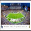 Pitt Panthers Footballl, Backyard Brawl - 40.25x13.75-inch Standard Framed Print by Blakeway Panoramas view 1