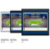 Pitt Panthers Footballl, Backyard Brawl - 40.25x13.75-inch Standard Framed Print by Blakeway Panoramas view 2