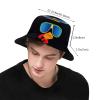 Kicoyuaz Thanksgiving Turkey Bucket Hat for Men Women, Fashion Unisex Print Funny Bucket Hat view 3