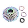11/12 Speed Cassette for Road Bike 11-28T/11-32T/11-34T/11-36T Bicycle Cassette Ultralight CNC Bicycle Cassette Compatible with Shimano and Sram Standard HG Hub Driver (colorful,11 speed 11-34T) view 3