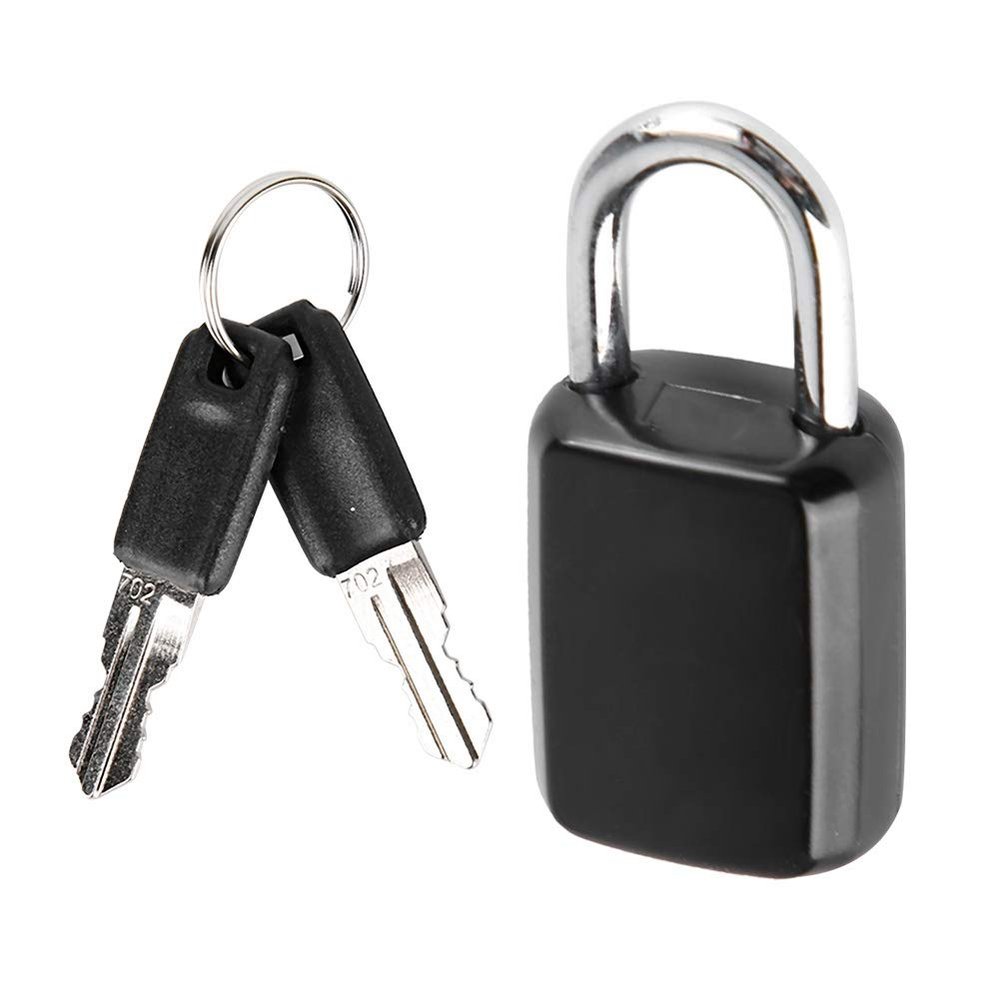 Suitcase Lock with Key TSA Travel Luggage Lock Customs Mini Security Suitcase Padlock Black