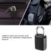 Suitcase Lock with Key TSA Travel Luggage Lock Customs Mini Security Suitcase Padlock Black view 3