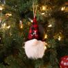 Alabama Crimson Tide NCAA Plaid Hat Plush Gnome Ornament view 3