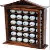 30 Golf Ball Designer Display Case Cabinet (Walnut) view 2