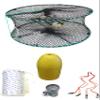 KUFA Sports Foldable Prawn Trap (Stretched Mesh Size:1-1/8") with 400' Rope, Yellow Float, Bait Bag & Harness Combo (PRN58+PNM1+HA2) view 1