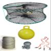 KUFA Sports Foldable Prawn Trap (Stretched Mesh Size:1-1/8") with 400' Rope, Yellow Float, Bait Bag & Harness Combo (PRN58+PNQ5+HA2) view 1