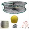 KUFA Sports Foldable Prawn Trap (Stretched Mesh Size:1-1/8") with 400' Rope, Yellow Float, Bait Bag & Harness Combo (PRN58+PNL3+HA2) view 1