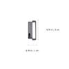 Mikikit Stainless Steel Watch Connector Adapter for Smart Watch Bands Compatible with Huawei Replacement Band Accessory for Leather Silicone Metal Straps Easy Installation view 4