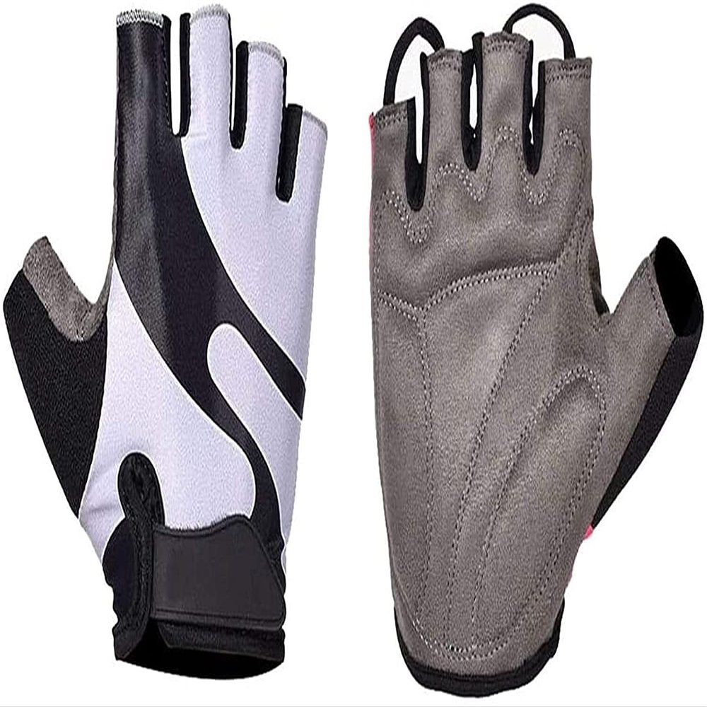 Cycling Gloves Padded Half Finger Bicycle Gloves Sport Gloves Workout Gloves,Gym Gloves,Training Gloves With Wrist Support For Fitness Exercise Weight Lifting Gym Crossfit,Full Palm Protection & Extra