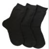 Socks for men, lightweight, breathable socks, Men's cotton, plain socks Black 3-Pairs XL (11-13) view 1