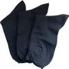 Socks for men, lightweight, breathable socks, Men's cotton, plain socks Black 3-Pairs XL (11-13) view 2