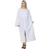 Unisex Matte Choir Robes for Church & Graduation - White Pulpit & Judge Robes view 2