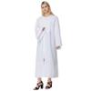 Unisex Matte Choir Robes for Church & Graduation - White Pulpit & Judge Robes view 3