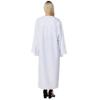 Unisex Matte Choir Robes for Church & Graduation - White Pulpit & Judge Robes view 4