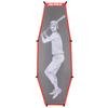 AOLIGEIJS Baseball Softball Batter Dummy,Pitching Target,with Adjustable Strike Zone Attachment,Pitching Aid for Improved Accuracy (Batter Dummy) view 1