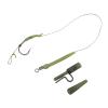 moisture Portable Circle Fish Hooks Set 6 PCS Fish Hook Link Kit Hair Rig with Safety Lead Clips Hook Size 2 4 6 8 Fishing Hook Set (Color : 6, Size : 6 PCS) view 3