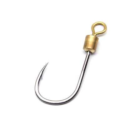 moisture Portable Circle Fish Hooks Set 10 Pieces/High Carbon Steel Rotary Cycloaffin Hook Durable Fish Hook Squid Hook Bait Worm Hook Fishing Hook Set (Size : 12#)