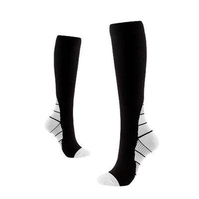 Drincoshow Sports Compression Socks Compression Stockings Men's and Women's Cycling Socks Athletic Socks (L/XL,Gray)