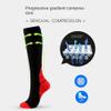 Drincoshow Sports Compression Socks Compression Stockings Men's and Women's Cycling Socks Athletic Socks (L/XL,Beige) view 3