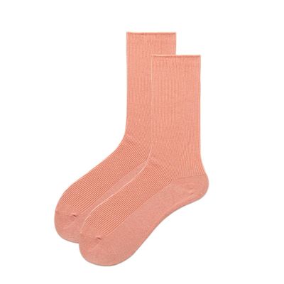 Drincoshow Colorful Solid Color Sport Socks for Casual and Active Wear (Average size,Watermelon red)
