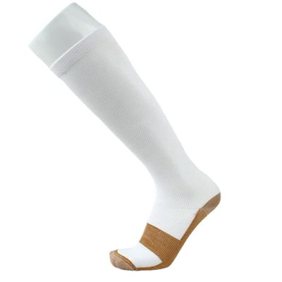 Drincoshow Copper Fiber Compression Socks Nylon Pressure Outdoor Sports Socks Multi-Color Sequential Socks (S/M,Copper White)