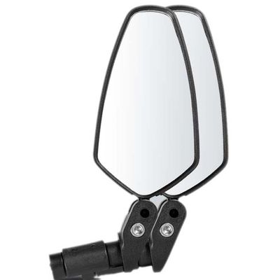 2 Piece Bicycle Mirror 360 Rotatable Handlebar Mirror Bicycle Rearview Mirror Adjustable Mirror Universal for E-Bike