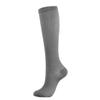Drincoshow Copper Fiber Compression Socks Nylon Pressure Outdoor Sports Socks Multi-Color Sequential Socks (L/XL,Gray) view 1