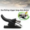 LIZHOUMIL 2 Pack Sea Fishing Casting Trigger, Casting Cannon Clip, Bionic Finger, Thumb Button, Fixed Spool Casting Aid for Sea Shore Beach Fishing Black view 2
