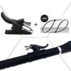LIZHOUMIL 2 Pack Sea Fishing Casting Trigger, Casting Cannon Clip, Bionic Finger, Thumb Button, Fixed Spool Casting Aid for Sea Shore Beach Fishing Black view 3