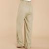 Cocoarm Women Wide Leg Casual Pants Elegant Long Lounge Palazzo with Belt Straight Loose(XXL-Khaki) view 3