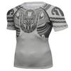 Red Plume Mens 3D Digital Printing Short Sleeve T-Shirt Outdoor Running Yoga Fitness Tight Shirt for Men(AA,XXL) view 2