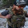 Redemption Crusader 2.0 Laser Cut Molle Quick Release Buckles Hunting Airsoft Vest with Side Cummerbund Pouches and (Multicam Cordura) view 2