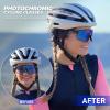 KAPVOE Photochromic Cycling Glasses MTB Clear Mountain Bike Transition Bicycle Sunglasses for Men Women - K9022 view 2