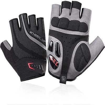 Cycling Gloves Padded Half Finger Bicycle Gloves Sport Gloves Men's And Women's Sports Gloves Cross Training Non-slip Breathable Fitness Gloves Washable Wool Fitness Gloves For Wrist Fitness Exercise,