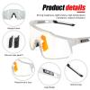 KAPVOE Photochromic Cycling Glasses MTB Clear Mountain Bike Transition Bicycle Sunglasses for Men Women - K9022 view 4