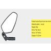 Bike Mirror, Large Surface Handlebar Bike Mirror, Hd Automotive Grade Glass Bicycle Mirror, Safe Blast-Resistance Cycling Mirror, Rear View Mirror Hd Adjustable view 2