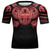 Red Plume Mens 3D Digital Printing Short Sleeve T-Shirt Outdoor Running Yoga Fitness Tight Shirt for Men(BB,L) view 1