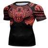 Red Plume Mens 3D Digital Printing Short Sleeve T-Shirt Outdoor Running Yoga Fitness Tight Shirt for Men(BB,L) view 2