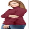 NY Threads Women's Turtleneck Long Sleeve Shirt Slim Fit Thermal Base Layer Tops 1 Pack, Medium, Red view 2