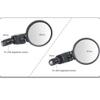 Rear View Handlebar Bike Mirror|Bicycle Wrist Mirror| Bicycle Rearview Mirror Handle Side Mirror Small Mountain Bike Road Bike Rearview Mirror view 3