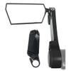 Bicycle Hd Mirror 2 Pack Simple Small Hd Mirror Compatible Bike with All Models Adjustable 360 Degree Rotation Safe Driving view 1