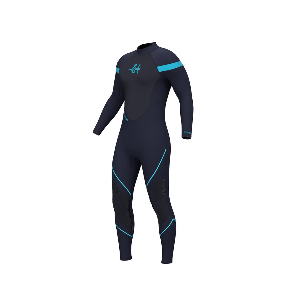GoldFin Wetsuit for Men, Mens 3mm Wetsuits Fullbody Back Zip Keep Warm in Cold Water
