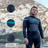 GoldFin Wetsuit for Men, Mens 3mm Wetsuits Fullbody Back Zip Keep Warm in Cold Water view 3