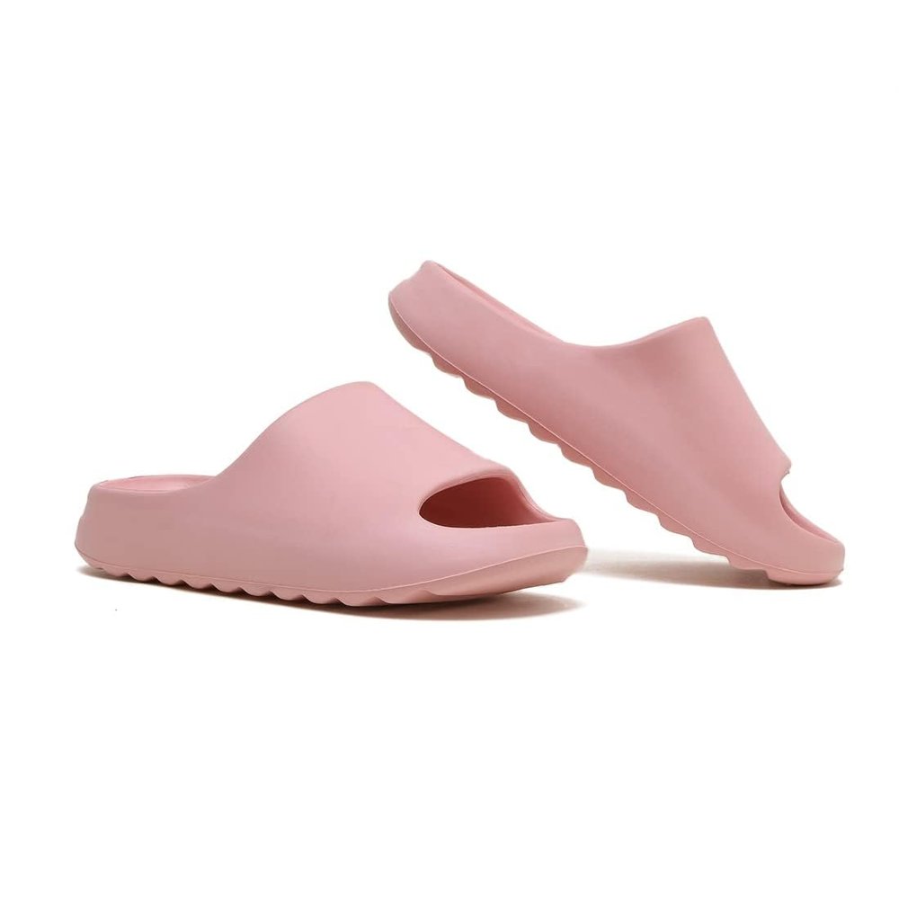 youermei Cloud Slides for Women and Men, Platform Slides Slippers, Non-Slip Quick Drying Soft Lightweight Shower Shoes, Thick Sole Open Toe Slides Sandals for Indoor & Outdoor