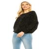ANNVA U.S.A. Sweaters for Women Chenille Long Sleeve Pullover Soft Sweater,Womens Sweaters Fall 2022(Black,L) view 2